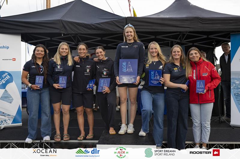 2025 ILCA Under-21 World Championships Prize Giving - photo © David Branigan / Oceansport