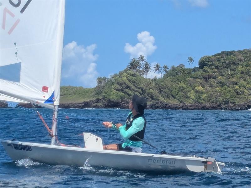 Kai Marks Dasent, 1st ILCA 6 class at the St Vincent and the Grenadines 2025 Youth Nationals photo copyright SVG Sailing taken at  and featuring the ILCA 6 class