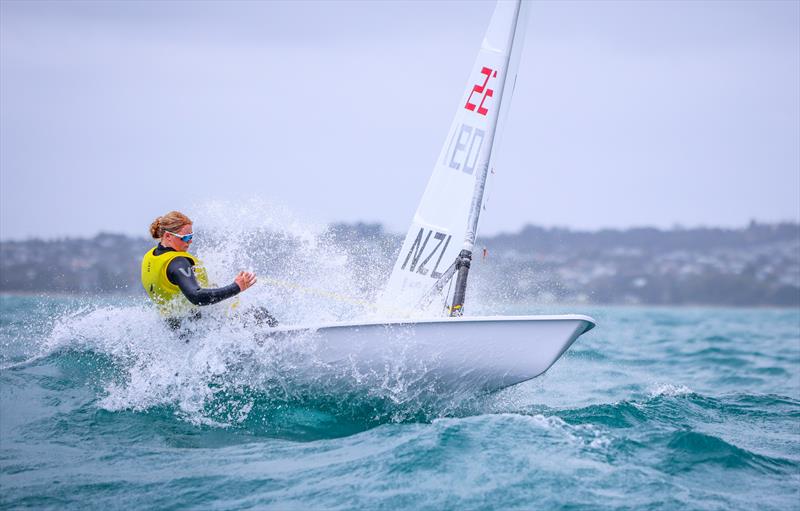 Girls ILCA - Predictwind Youth NZ Nationals - Manly SC - September 2025 photo copyright Insight Media taken at Manly Sailing Club and featuring the ILCA 6 class
