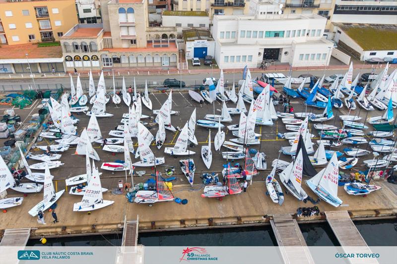 The boats ready at CN Costa Brava–Vela Palamós - 49th Palamós Christmas Race Day 2 - photo © Oscar Torveo