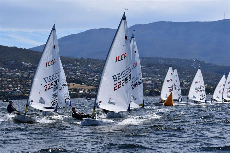 Mara Stransky is the leading Aussie in the ILCA 6 Class - 2026 ILCA Oceania & Australian Open & Youth Championship Day 5 photo copyright Jane Austin taken at Royal Yacht Club of Tasmania and featuring the ILCA 6 class