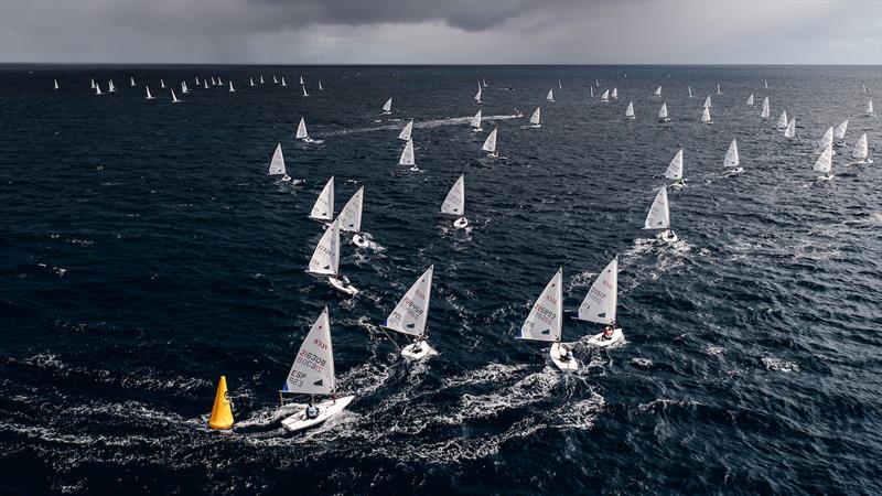 ILCA Under 21 World Championships in Lanzarote day 4 photo copyright SAILING ENERGY / Lanzarote Sailing Center taken at  and featuring the ILCA 6 class