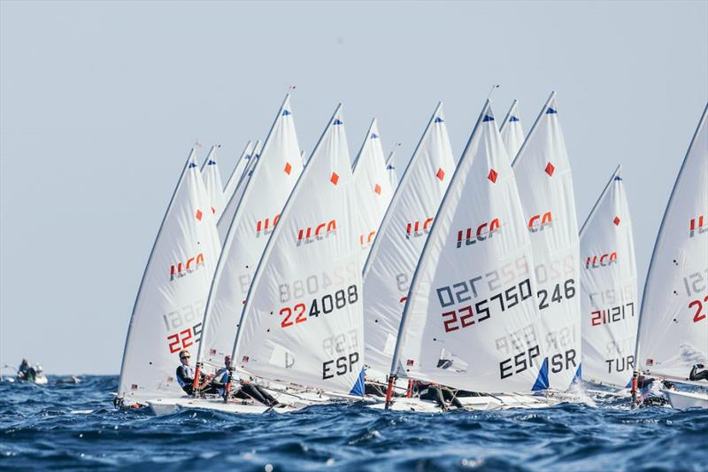 ILCA Under 21 World Championships in Lanzarote day 6 photo copyright SAILING ENERGY / Lanzarote Sailing Center taken at  and featuring the ILCA 6 class
