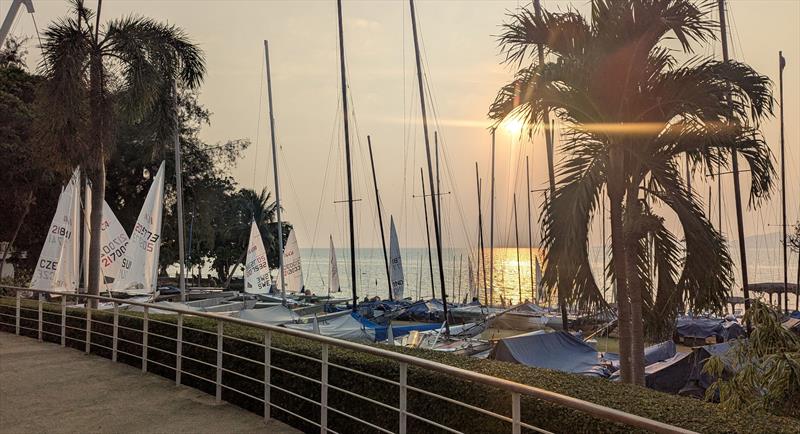 The view from the Royal Varuna Yacht Club veranda - photo © Mark Jardine