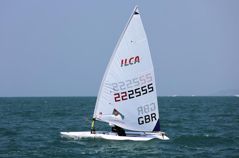 Max Hunt on day 3 of the Royal Varuna Yacht Club Open Masters Championship 2026 photo copyright Henry Weidmann taken at Royal Varuna Yacht Club and featuring the ILCA 6 class