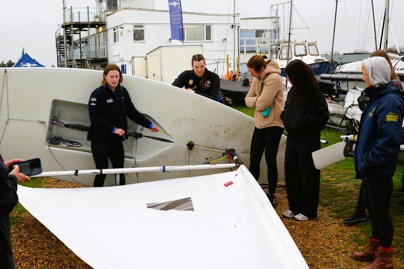 ILCA Women's Coaching Programme back at Queen Mary - photo © Emma Marsh