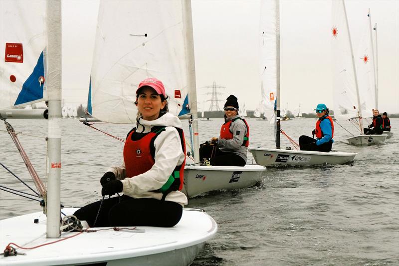 ILCA Women's Coaching Programme back at Queen Mary - photo © Davis Ellis