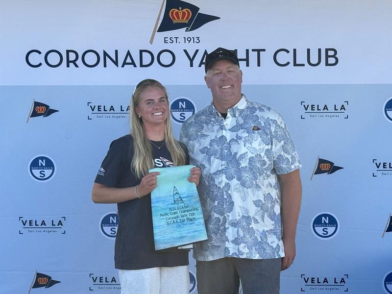 Paloma Arrigo wins the 2026 ILCA 6 Pacific Coast Championships at Coronado Yacht Club - photo © Michael Arrigo