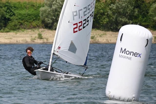 ILCA fleet joins in the Monex Welsh Topper Championships at Llandegfedd Sailing Club - photo © Nick Morley