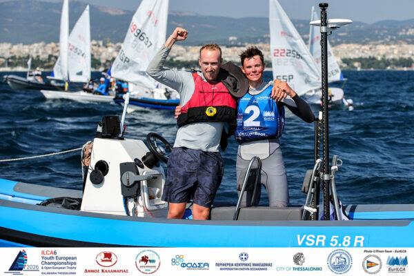 ILCA 6 Youth European Championships and Open European Trophy in Thessaloniki photo copyright Thom Touw / www.thomtouw.com taken at Nautical Club of Thessaloniki and featuring the ILCA 6 class