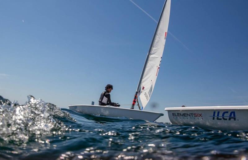Kai Marks Dasent competing at the Youth World Championships photo copyright SVG Sailing taken at Sailing Aarhus and featuring the ILCA 6 class