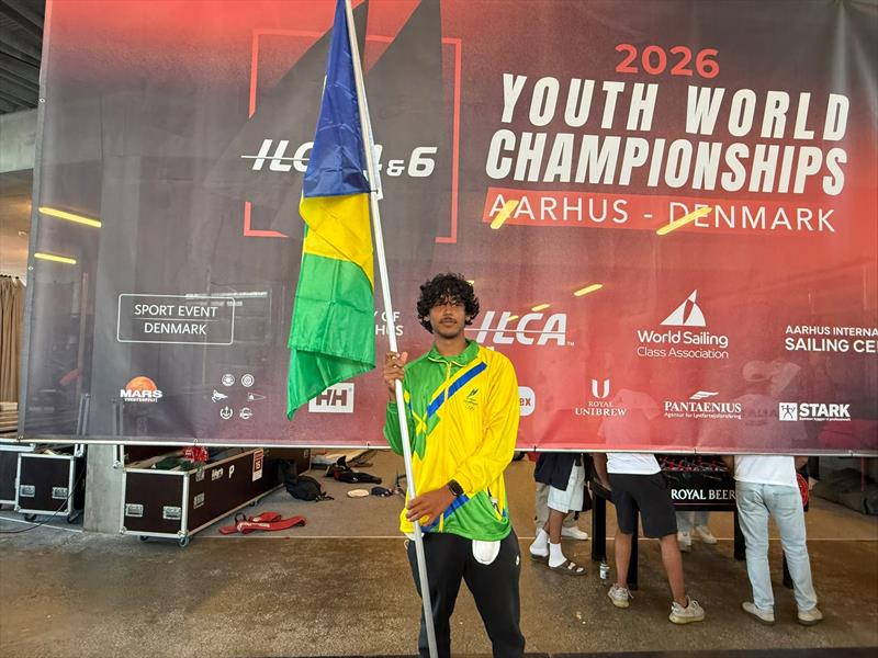 Kai Marks Dasent representing SVG at the ILCA 6 Youth World Championships photo copyright SVG Sailing taken at Sailing Aarhus and featuring the ILCA 6 class