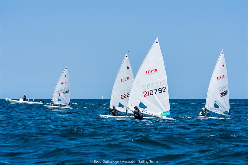 ILCA 6 Squad Training - photo © Beau Outteridge / Australian Sailing Team