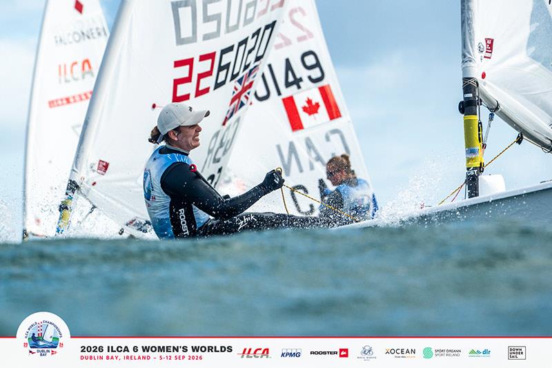 2026 ILCA 6 Women's Worlds in Dun Laoghaire Day 2 - photo © Jordan Roberts / Down Under Sail