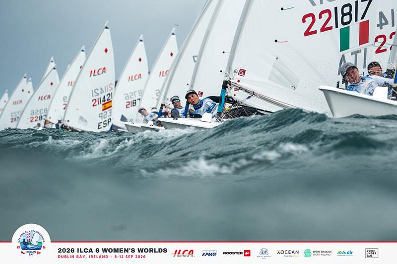 2026 ILCA 6 Women's Worlds in Dun Laoghaire Day 2 - photo © Jordan Roberts / Down Under Sail