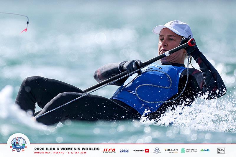 Emma Plasschaert (BEL) finishes 2nd in the 2026 ILCA 6 Women's Worlds in Dun Laoghaire - photo © Jordan Roberts / Down Under Sail