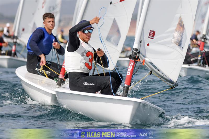 Day 4 - ILCA 6 Men's Worlds at Vilamoura, Portugal - photo © Vilamoura Sailing / Prow Group