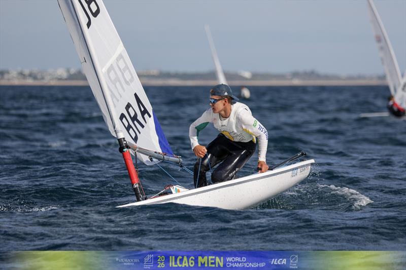 Day 5 - ILCA 6 Men's Worlds at Vilamoura, Portugal photo copyright Vilamoura Sailing / Prow Group taken at Vilamoura Sailing and featuring the ILCA 6 class
