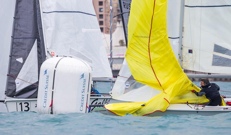 Unstable winds lead to no racing on Saturday at the XXX Primo Cup – Trophée Credit Suisse photo copyright Carlo Borlenghi taken at Yacht Club de Monaco and featuring the SB20 class