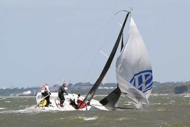 Vice Admiral's Cup 2015 day 2 photo copyright Fiona Brown / www.fionabrown.com taken at Royal Corinthian Yacht Club, Cowes and featuring the SB20 class