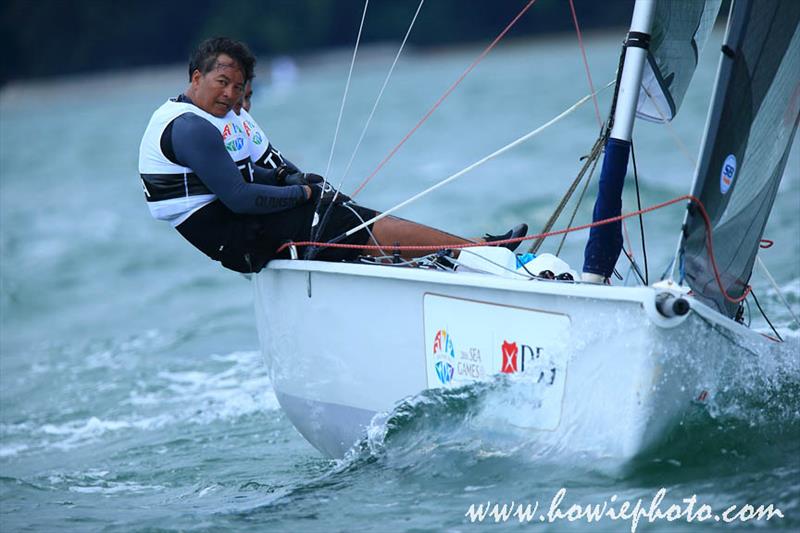 Southeast Asian Games day 4 photo copyright Howie Photogaphy / www.howiephoto.com taken at Singapore Sailing Federation and featuring the SB20 class