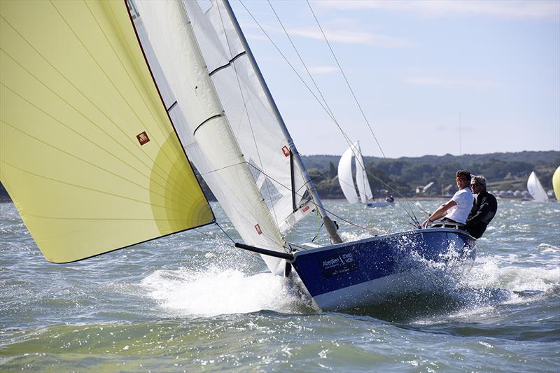 Day 2 of the SB20 Grand Slam at Aberdeen Asset Management Cowes Week photo copyright Rick Tomlinson / AAM Cowes Week taken at Cowes Combined Clubs and featuring the SB20 class