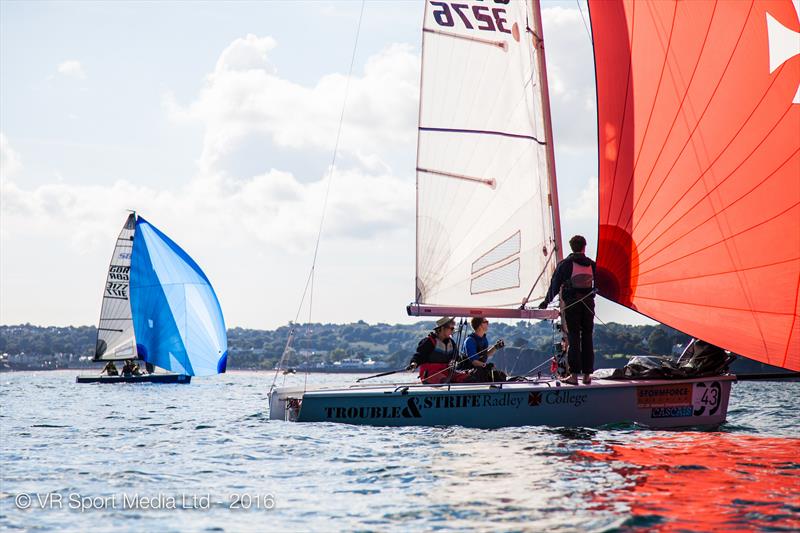 SB20 UK Nationals at Torbay day 2 photo copyright VR Sport Media taken at Royal Torbay Yacht Club and featuring the SB20 class