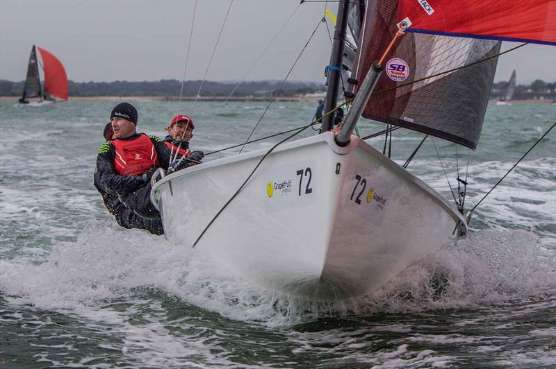 SB20 Worlds at Cowes day 3 photo copyright Jennifer Burgis taken at Royal Yacht Squadron and featuring the SB20 class