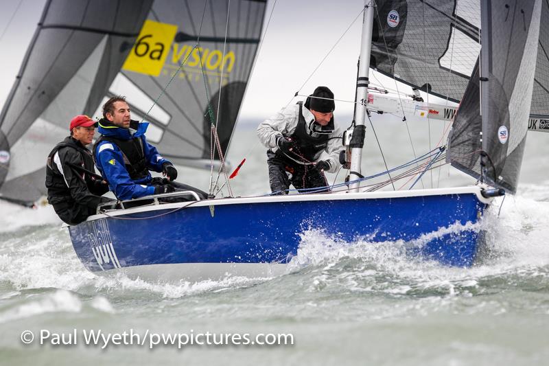 Action from the 2017 Hamble One Design Championships photo copyright Paul Wyeth / www.pwpictures.com taken at Hamble River Sailing Club and featuring the SB20 class