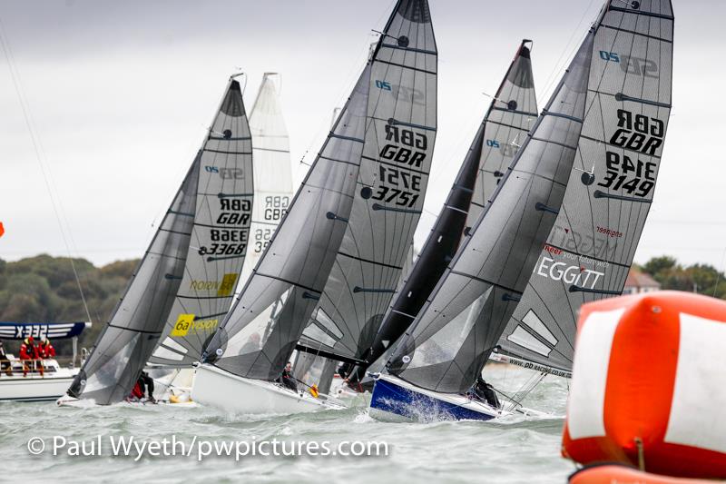 Action from the 2017 Hamble One Design Championships photo copyright Paul Wyeth / www.pwpictures.com taken at Hamble River Sailing Club and featuring the SB20 class