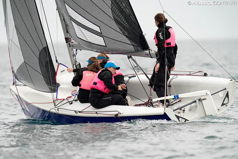 2019 SB20 World Championship day 1 photo copyright Pierrick Contin taken at COYCH Hyeres and featuring the SB20 class