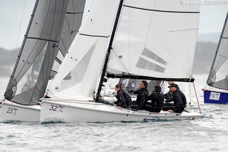 2019 SB20 World Championship day 1 photo copyright Pierrick Contin taken at COYCH Hyeres and featuring the SB20 class