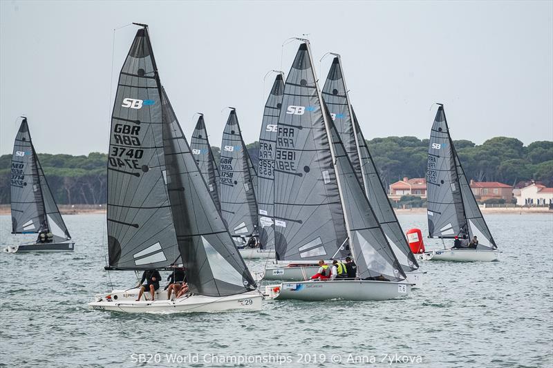 2019 SB20 World Championship day 5 photo copyright Anna Zykova taken at COYCH Hyeres and featuring the SB20 class