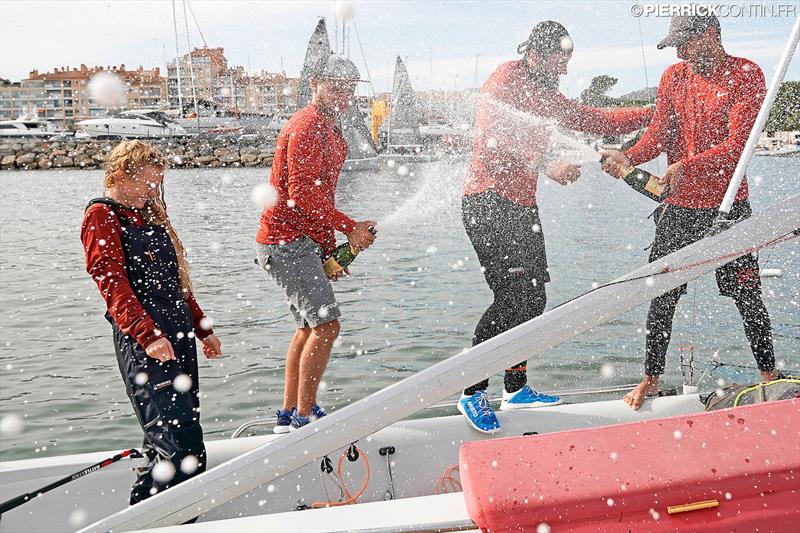 2019 SB20 World Championship day 5 photo copyright Pierrick Contin / www.pierrickcontin.com taken at COYCH Hyeres and featuring the SB20 class