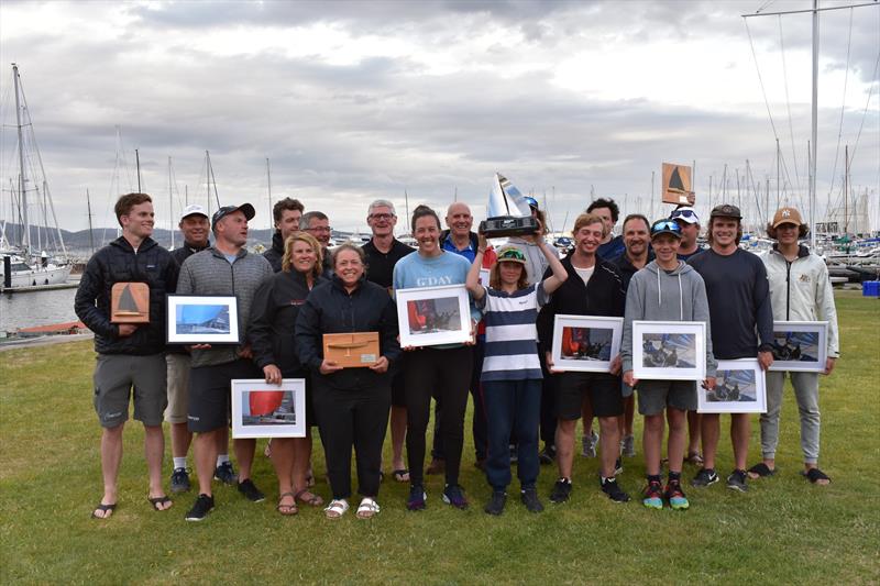 2021 SB20 Australian Championship Winners photo copyright Jane Austin taken at Derwent Sailing Squadron and featuring the SB20 class