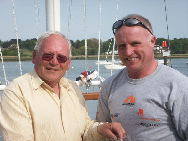 Mike Budd finishes 3rd at the SB3 Solent Series 2009 event 1 photo copyright Katie Ashworth taken at Royal Southern Yacht Club and featuring the SB20 class