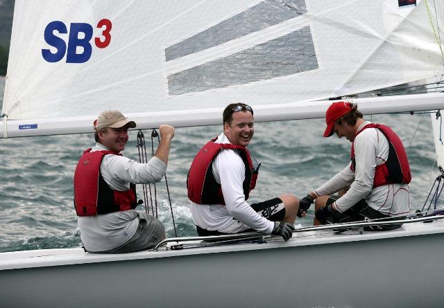 3 Sad Old Blokes win Volvo Laser SB3 Worlds on Lake Garda photo copyright CarloniGrasso / Volvo Laser SB3 World Championship taken at  and featuring the SB20 class