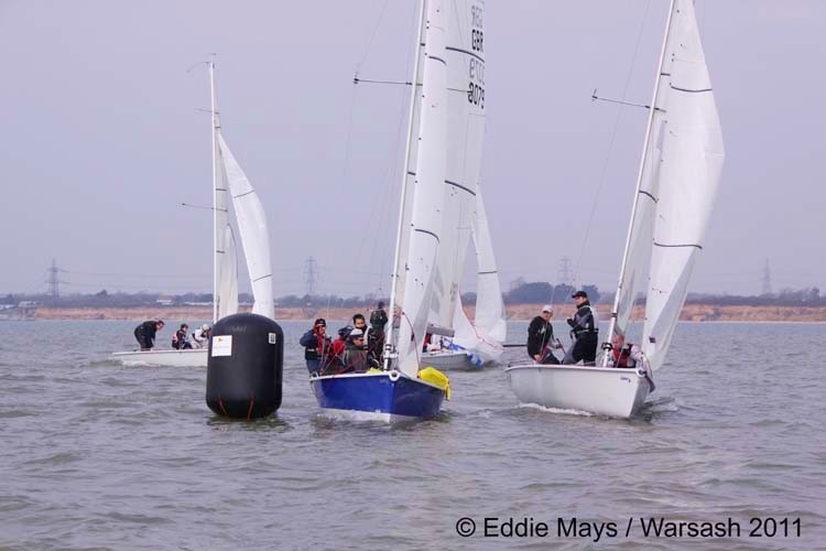 Warsash Spring Series week 2 photo copyright Eddie Mays taken at Warsash Sailing Club and featuring the SB20 class