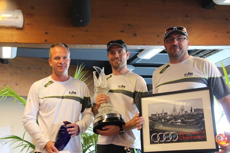 Craig Burlton, Adam Heeley & Stephen White win the Audi SB20 World Championships photo copyright Katie Jackson / SB20 Class taken at COYCH Hyeres and featuring the SB20 class