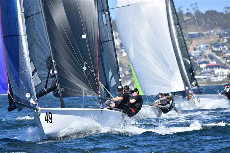 2018 SB20 World Championship photo copyright Jane Austin taken at Royal Yacht Club of Tasmania and featuring the SB20 class