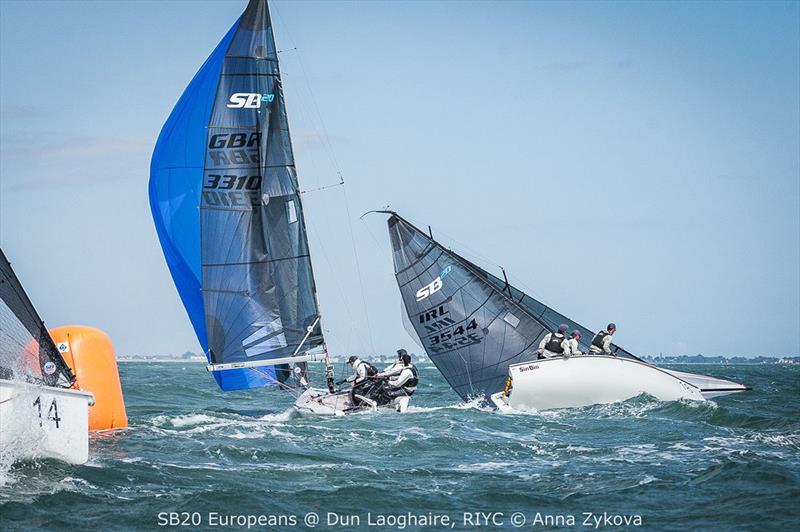 Fresh winds on Dublin Bay - 2018 SB20 European Championship - photo © Anna Zykova