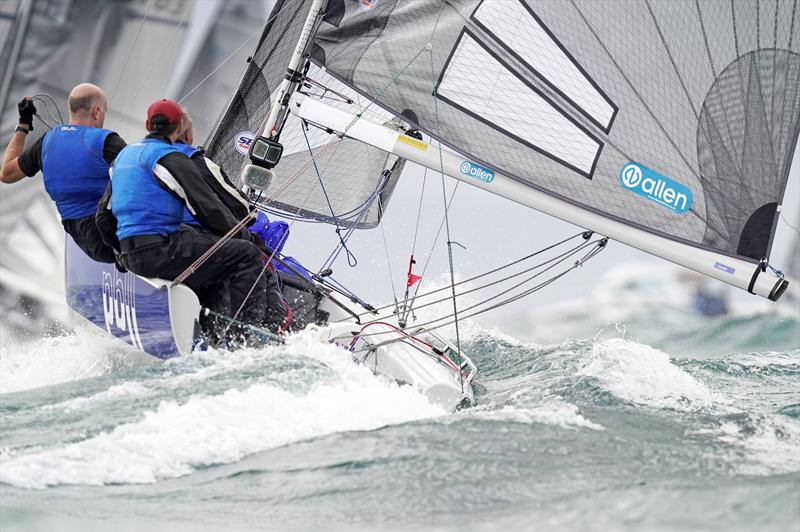 2019 SB20 World Championship day 2 photo copyright Pierrick Contin taken at COYCH Hyeres and featuring the SB20 class