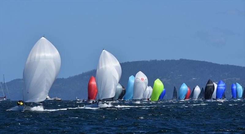The SB20 fleet is fast, colourful and exciting to watch - photo © Jane Austin