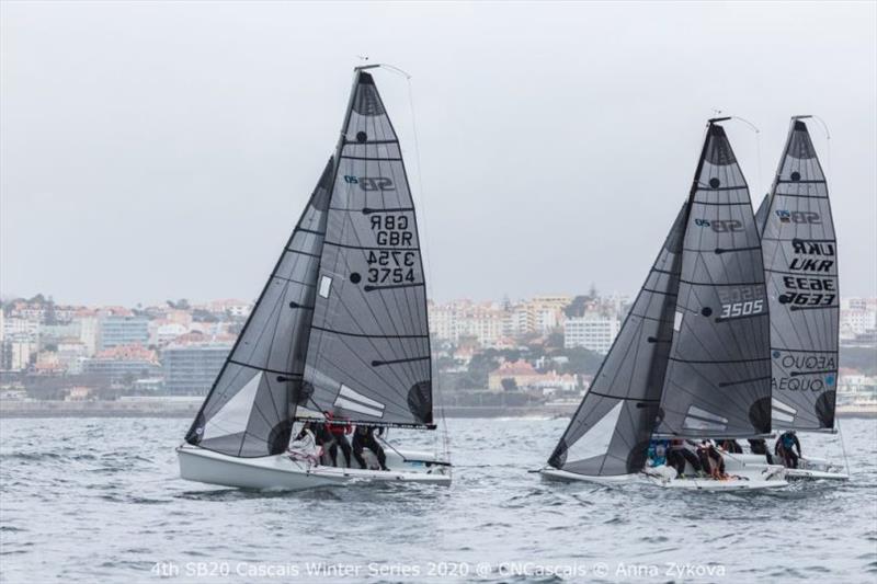 SB20 Cascais Winter Series 2020 photo copyright Anna Zykova taken at Clube Naval de Cascais and featuring the SB20 class