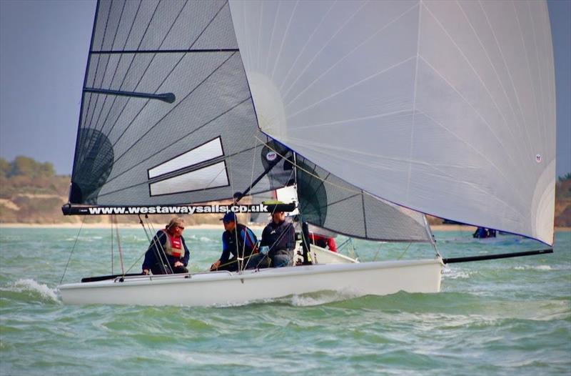 John Pollard's Xcellent, racing with Jack Wetherell and Rhos Hawes, takes the SB20 UK National Championships Trophy and UK Sprint Championships photo copyright Louay Habib / RSrnYC taken at Royal Southern Yacht Club and featuring the SB20 class