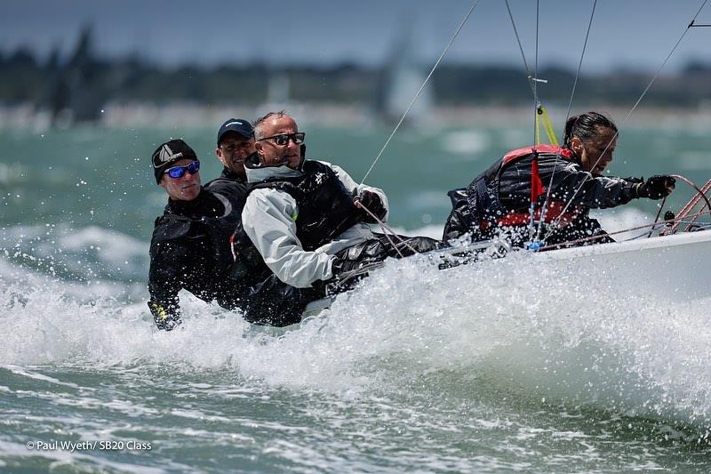 SB20 UK National Championship in the Solent - photo © Paul Wyeth / SB20 Class