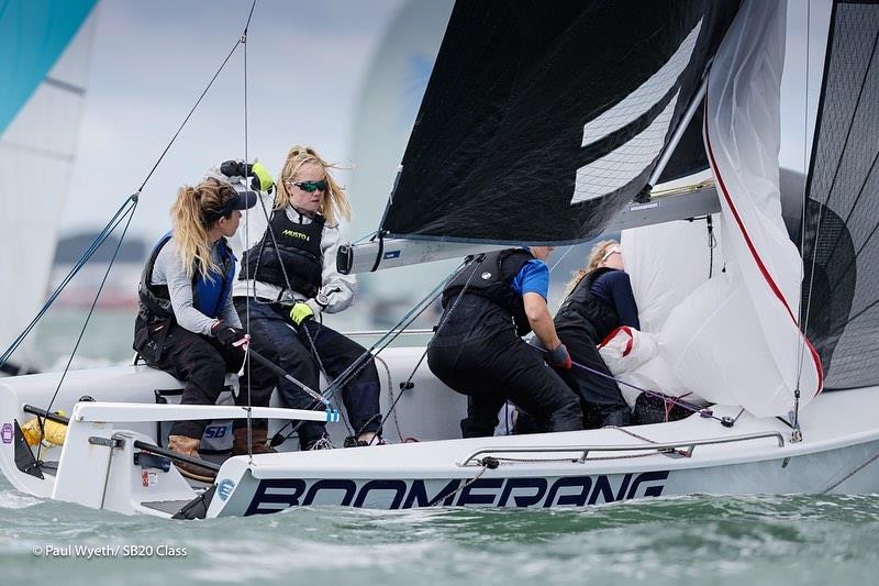 SB20 UK National Championship in the Solent - photo © Paul Wyeth / SB20 Class