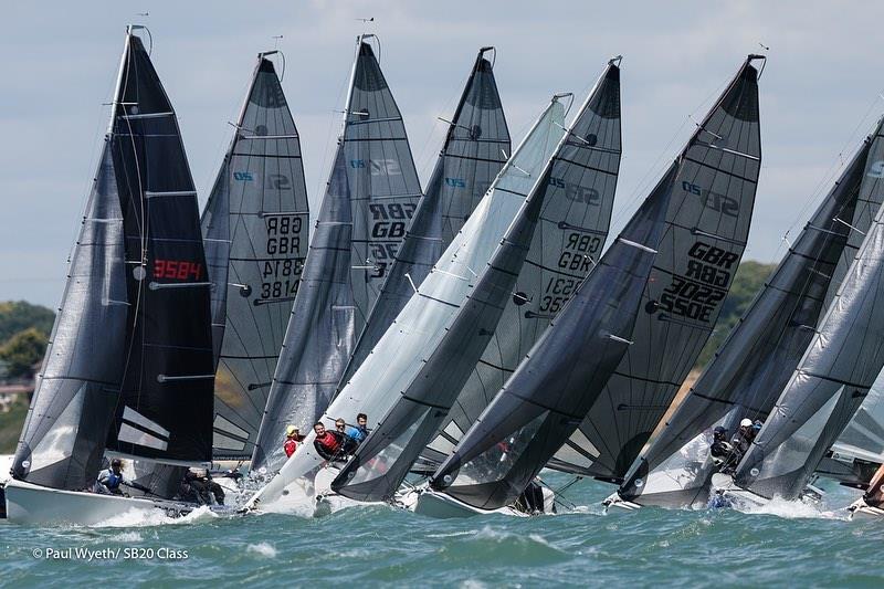 SB20 UK National Championship in the Solent - photo © Paul Wyeth / SB20 Class