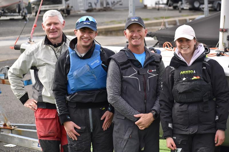 L-R: Phil Reid Rohan Langford Andre Declerck and Esther Read - Provident CRM SB20 World Championship - photo © Jane Austin