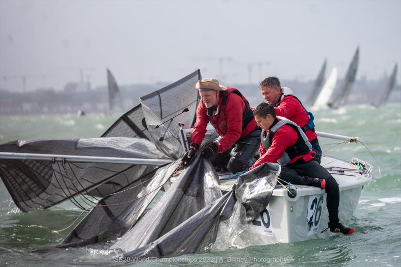 2022 SB20 Worlds at Dun Loughaire day 2 - photo © Annraoi Blaney